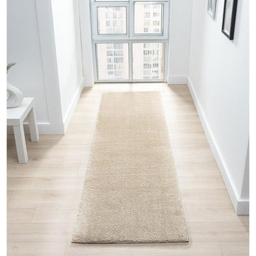 Washable Comfy Plain CMF00 Light Beige Runner-Desire Rugs-Rug Love - The Most Loved Rug Store